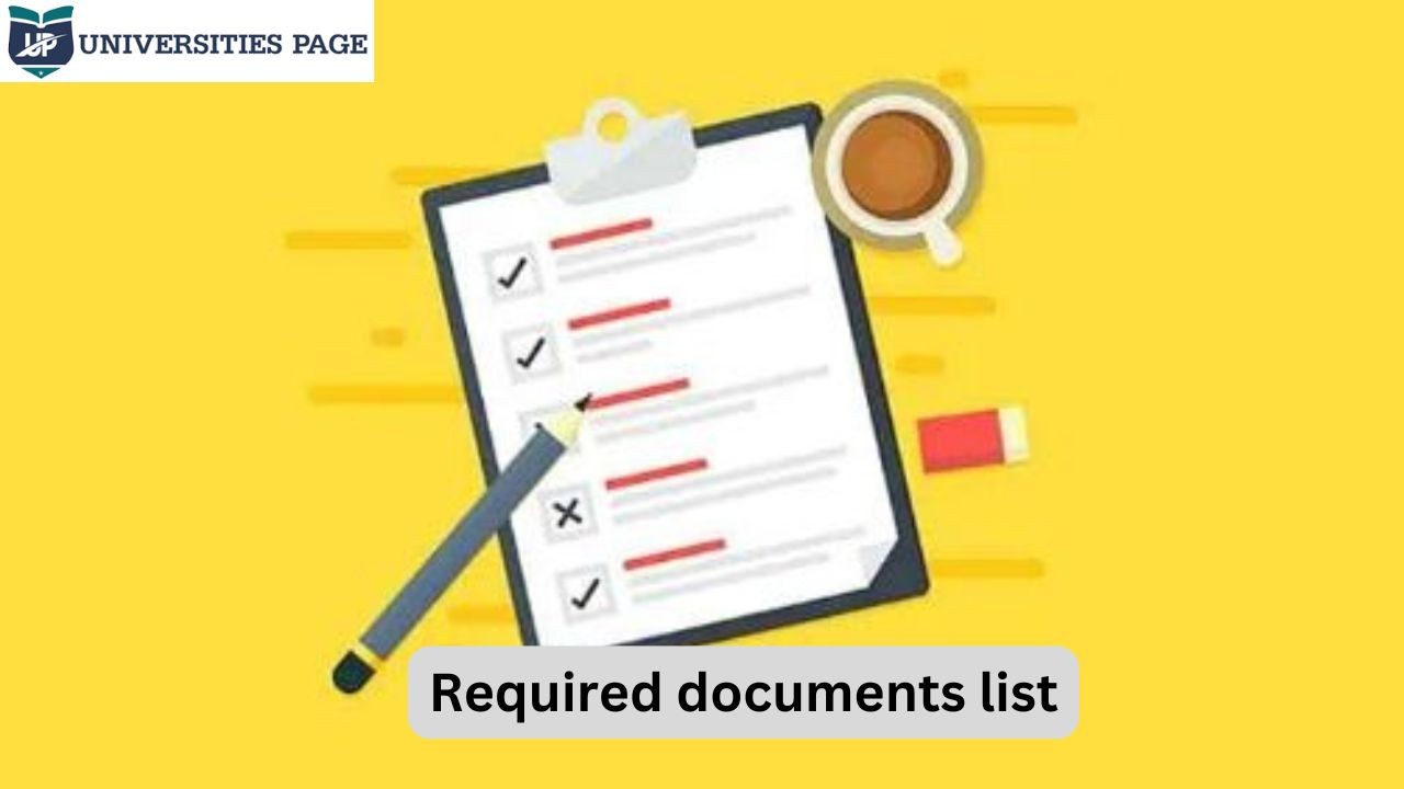 Required documents list